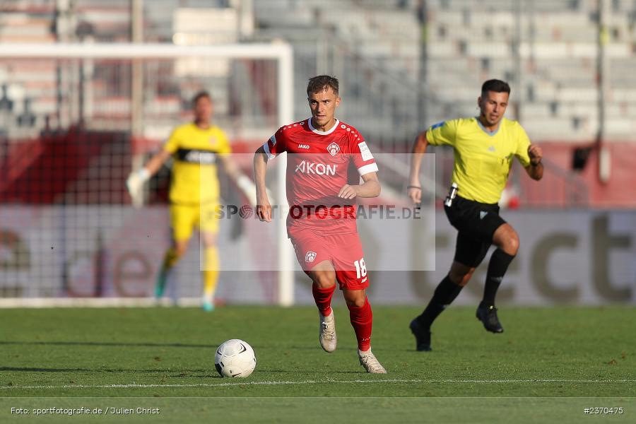 Maximilian Zaiser, AKON Arena, Würzburg, 21.07.2023, sport, action, BFV, Fussball, Saison 2023/2024, Regionalliga Bayern, FCM, FWK, FC Memmingen, FC Würzburger Kickers - Bild-ID: 2370475