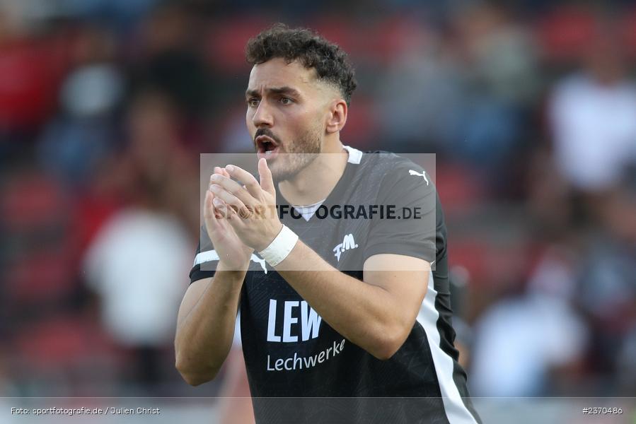 David Bauer, AKON Arena, Würzburg, 21.07.2023, sport, action, BFV, Fussball, Saison 2023/2024, Regionalliga Bayern, FCM, FWK, FC Memmingen, FC Würzburger Kickers - Bild-ID: 2370486