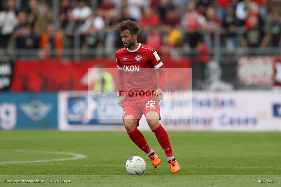 Daniel Hägele, AKON Arena, Würzburg, 21.07.2023, sport, action, BFV, Fussball, Saison 2023/2024, Regionalliga Bayern, FCM, FWK, FC Memmingen, FC Würzburger Kickers - Bild-ID: 2370501