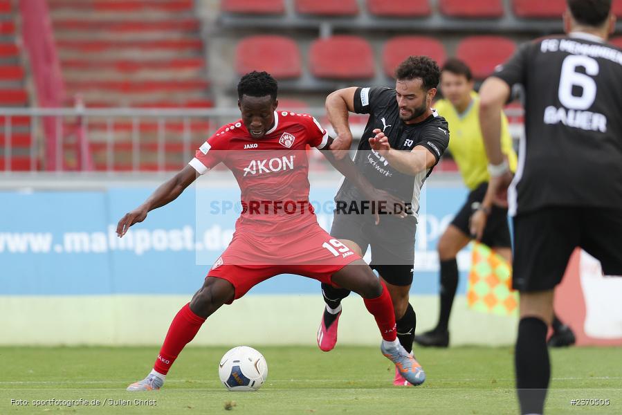 Benjika Caciel, AKON Arena, Würzburg, 21.07.2023, sport, action, BFV, Fussball, Saison 2023/2024, Regionalliga Bayern, FCM, FWK, FC Memmingen, FC Würzburger Kickers - Bild-ID: 2370505