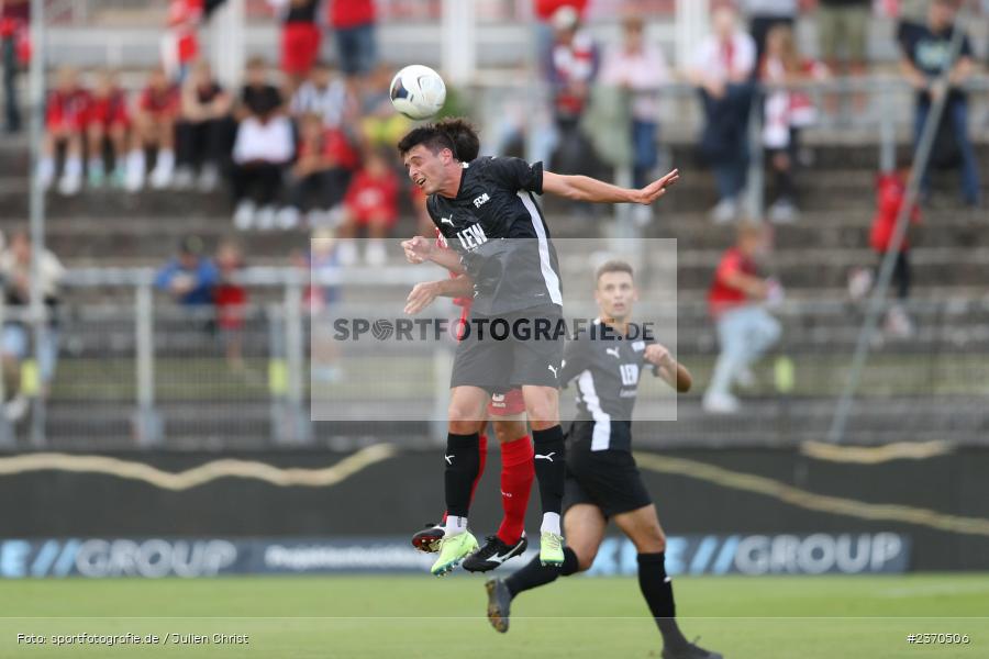 Jakob Gräser, AKON Arena, Würzburg, 21.07.2023, sport, action, BFV, Fussball, Saison 2023/2024, Regionalliga Bayern, FCM, FWK, FC Memmingen, FC Würzburger Kickers - Bild-ID: 2370506