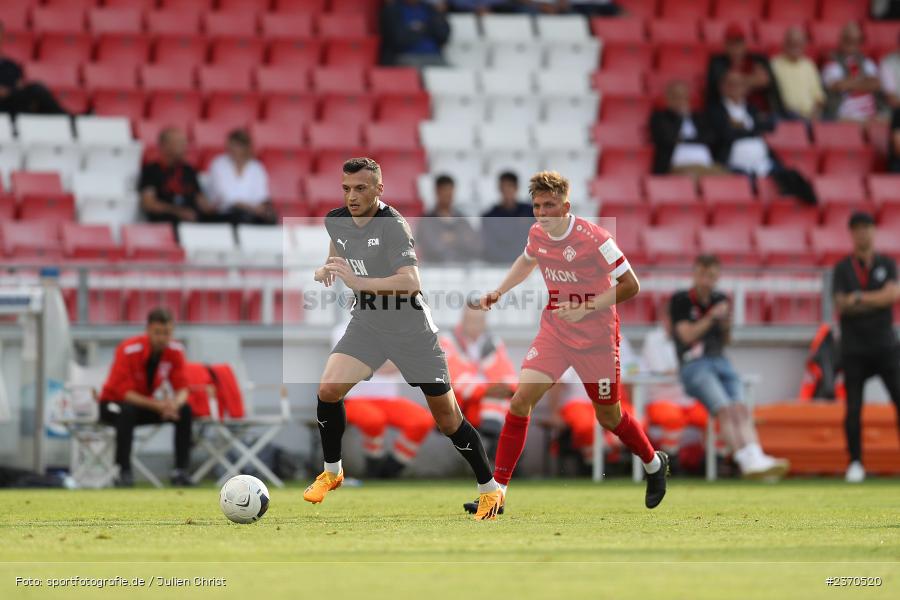 Ardian Morina, AKON Arena, Würzburg, 21.07.2023, sport, action, BFV, Fussball, Saison 2023/2024, Regionalliga Bayern, FCM, FWK, FC Memmingen, FC Würzburger Kickers - Bild-ID: 2370520