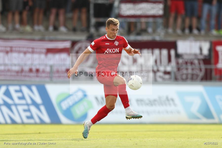 Marius Wegmann, AKON Arena, Würzburg, 21.07.2023, sport, action, BFV, Fussball, Saison 2023/2024, Regionalliga Bayern, FCM, FWK, FC Memmingen, FC Würzburger Kickers - Bild-ID: 2370522