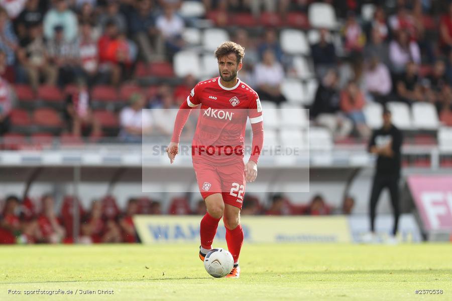 Daniel Hägele, AKON Arena, Würzburg, 21.07.2023, sport, action, BFV, Fussball, Saison 2023/2024, Regionalliga Bayern, FCM, FWK, FC Memmingen, FC Würzburger Kickers - Bild-ID: 2370538