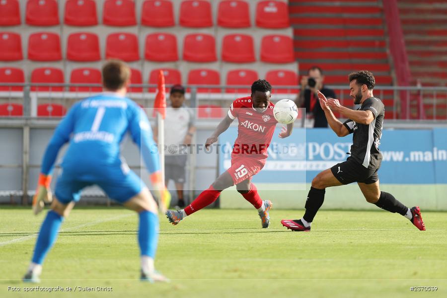 Benjika Caciel, AKON Arena, Würzburg, 21.07.2023, sport, action, BFV, Fussball, Saison 2023/2024, Regionalliga Bayern, FCM, FWK, FC Memmingen, FC Würzburger Kickers - Bild-ID: 2370539