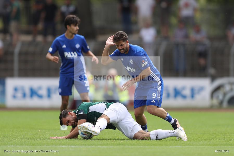 Clay Verkaj, Sachs-Stadion, Schweinfurt, 22.07.2023, sport, action, BFV, Fussball, Saison 2023/2024, Regionalliga Bayern, SVA, FCS, SV Viktoria Aschaffenburg, 1. FC Schweinfurt 1905 - Bild-ID: 2370578 Clay Verkaj, Sachs-Stadion, Schweinfurt, 22.07.2023, sport, action, BFV, Fussball, Saison 2023/2024, Regionalliga Bayern, SVA, FCS, SV Viktoria Aschaffenburg, 1. FC Schweinfurt 1905 - Bild-ID: 2370578