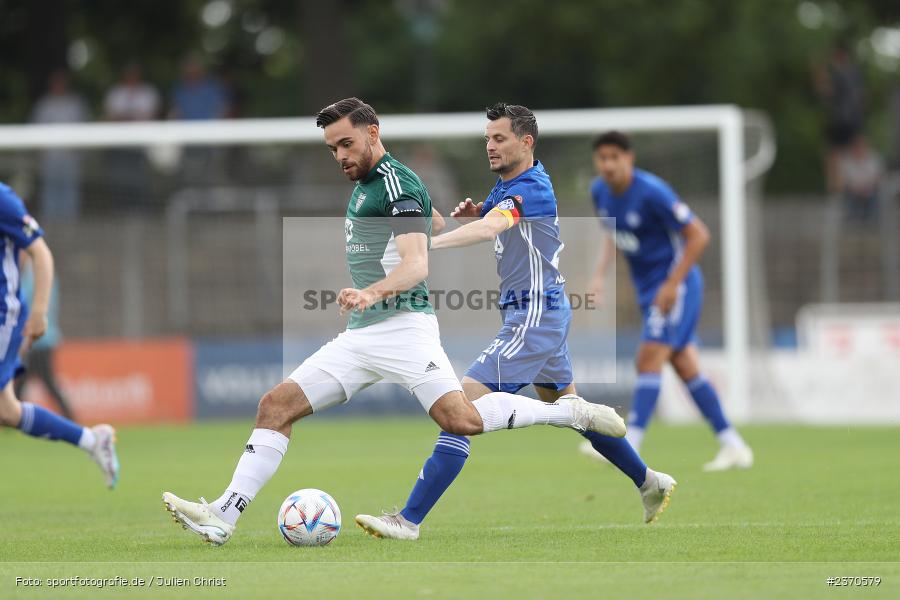 Severo Sturm, Sachs-Stadion, Schweinfurt, 22.07.2023, sport, action, BFV, Fussball, Saison 2023/2024, Regionalliga Bayern, SVA, FCS, SV Viktoria Aschaffenburg, 1. FC Schweinfurt 1905 - Bild-ID: 2370579