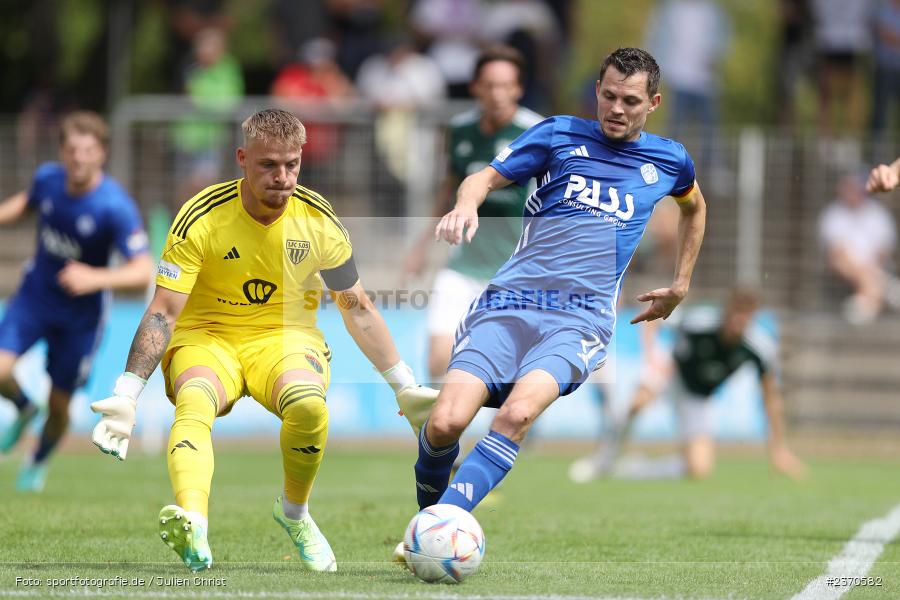 Daniel Cheron, Sachs-Stadion, Schweinfurt, 22.07.2023, sport, action, BFV, Fussball, Saison 2023/2024, Regionalliga Bayern, SVA, FCS, SV Viktoria Aschaffenburg, 1. FC Schweinfurt 1905 - Bild-ID: 2370582