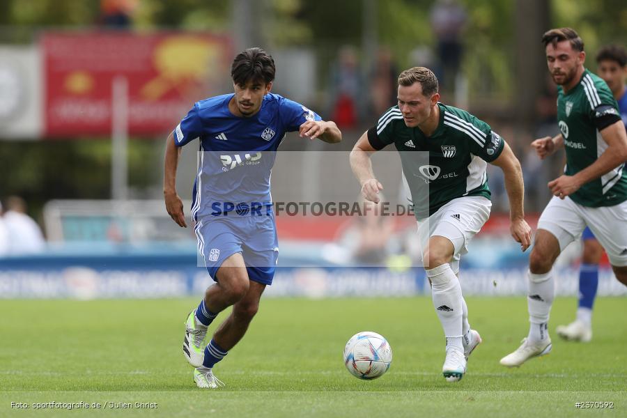 Arda Nadaroglu, Sachs-Stadion, Schweinfurt, 22.07.2023, sport, action, BFV, Fussball, Saison 2023/2024, Regionalliga Bayern, SVA, FCS, SV Viktoria Aschaffenburg, 1. FC Schweinfurt 1905 - Bild-ID: 2370592