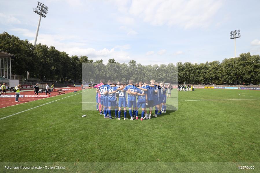 Team, Mannschaftskreis, Sachs-Stadion, Schweinfurt, 22.07.2023, sport, action, BFV, Fussball, Saison 2023/2024, Regionalliga Bayern, SVA, FCS, SV Viktoria Aschaffenburg, 1. FC Schweinfurt 1905 - Bild-ID: 2370600