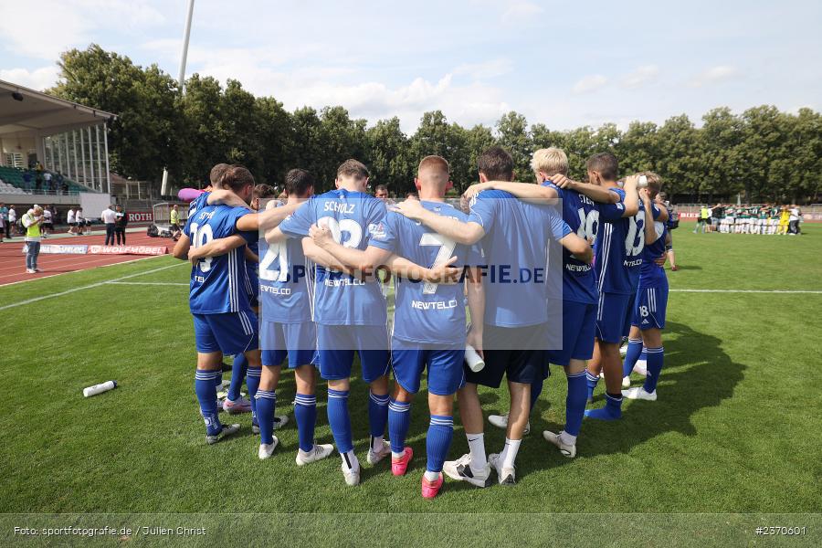 Team, Mannschaftskreis, Sachs-Stadion, Schweinfurt, 22.07.2023, sport, action, BFV, Fussball, Saison 2023/2024, Regionalliga Bayern, SVA, FCS, SV Viktoria Aschaffenburg, 1. FC Schweinfurt 1905 - Bild-ID: 2370601
