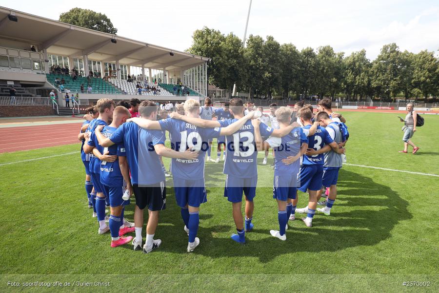 Team, Mannschaftskreis, Sachs-Stadion, Schweinfurt, 22.07.2023, sport, action, BFV, Fussball, Saison 2023/2024, Regionalliga Bayern, SVA, FCS, SV Viktoria Aschaffenburg, 1. FC Schweinfurt 1905 - Bild-ID: 2370602