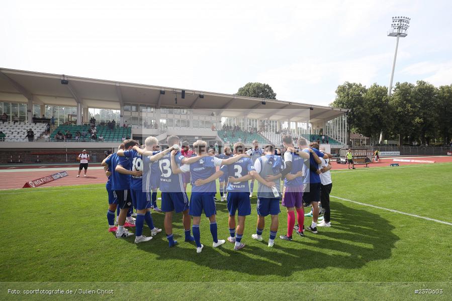 Team, Mannschaftskreis, Sachs-Stadion, Schweinfurt, 22.07.2023, sport, action, BFV, Fussball, Saison 2023/2024, Regionalliga Bayern, SVA, FCS, SV Viktoria Aschaffenburg, 1. FC Schweinfurt 1905 - Bild-ID: 2370603