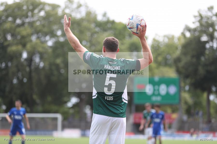 Marc Hänschke, Sachs-Stadion, Schweinfurt, 22.07.2023, sport, action, BFV, Fussball, Saison 2023/2024, Regionalliga Bayern, SVA, FCS, SV Viktoria Aschaffenburg, 1. FC Schweinfurt 1905 - Bild-ID: 2370610