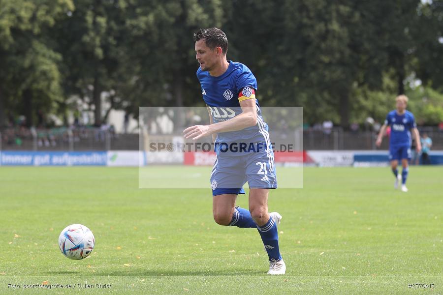Daniel Cheron, Sachs-Stadion, Schweinfurt, 22.07.2023, sport, action, BFV, Fussball, Saison 2023/2024, Regionalliga Bayern, SVA, FCS, SV Viktoria Aschaffenburg, 1. FC Schweinfurt 1905 - Bild-ID: 2370613