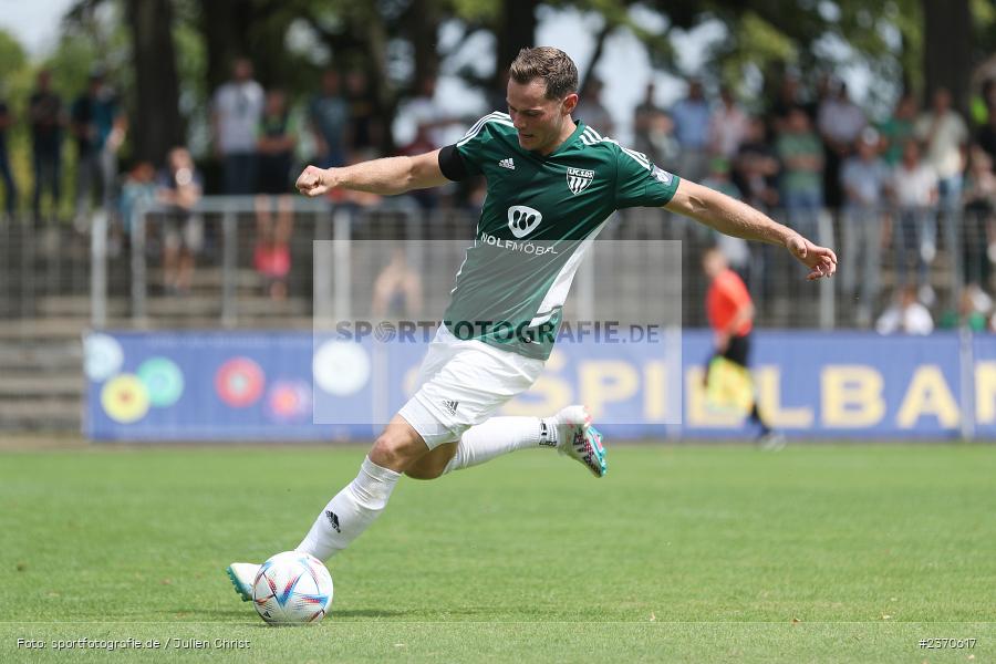 Marc Hänschke, Sachs-Stadion, Schweinfurt, 22.07.2023, sport, action, BFV, Fussball, Saison 2023/2024, Regionalliga Bayern, SVA, FCS, SV Viktoria Aschaffenburg, 1. FC Schweinfurt 1905 - Bild-ID: 2370617