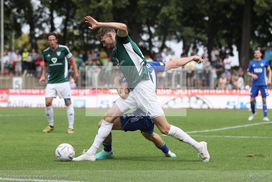 Florian Pieper, Sachs-Stadion, Schweinfurt, 22.07.2023, sport, action, BFV, Fussball, Saison 2023/2024, Regionalliga Bayern, SVA, FCS, SV Viktoria Aschaffenburg, 1. FC Schweinfurt 1905 - Bild-ID: 2370627 Florian Pieper, Sachs-Stadion, Schweinfurt, 22.07.2023, sport, action, BFV, Fussball, Saison 2023/2024, Regionalliga Bayern, SVA, FCS, SV Viktoria Aschaffenburg, 1. FC Schweinfurt 1905 - Bild-ID: 2370627