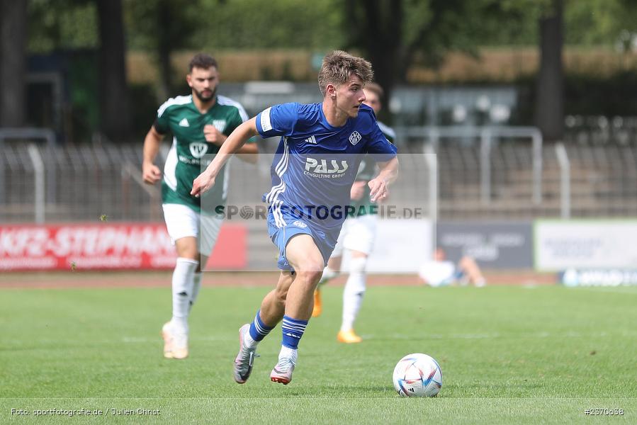 Lars Kleiner, Sachs-Stadion, Schweinfurt, 22.07.2023, sport, action, BFV, Fussball, Saison 2023/2024, Regionalliga Bayern, SVA, FCS, SV Viktoria Aschaffenburg, 1. FC Schweinfurt 1905 - Bild-ID: 2370638 Lars Kleiner, Sachs-Stadion, Schweinfurt, 22.07.2023, sport, action, BFV, Fussball, Saison 2023/2024, Regionalliga Bayern, SVA, FCS, SV Viktoria Aschaffenburg, 1. FC Schweinfurt 1905 - Bild-ID: 2370638