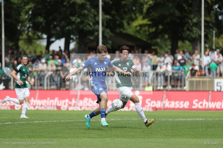Florian Pieper, Sachs-Stadion, Schweinfurt, 22.07.2023, sport, action, BFV, Fussball, Saison 2023/2024, Regionalliga Bayern, SVA, FCS, SV Viktoria Aschaffenburg, 1. FC Schweinfurt 1905 - Bild-ID: 2370640 Florian Pieper, Sachs-Stadion, Schweinfurt, 22.07.2023, sport, action, BFV, Fussball, Saison 2023/2024, Regionalliga Bayern, SVA, FCS, SV Viktoria Aschaffenburg, 1. FC Schweinfurt 1905 - Bild-ID: 2370640