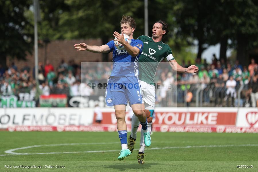 Florian Pieper, Sachs-Stadion, Schweinfurt, 22.07.2023, sport, action, BFV, Fussball, Saison 2023/2024, Regionalliga Bayern, SVA, FCS, SV Viktoria Aschaffenburg, 1. FC Schweinfurt 1905 - Bild-ID: 2370645