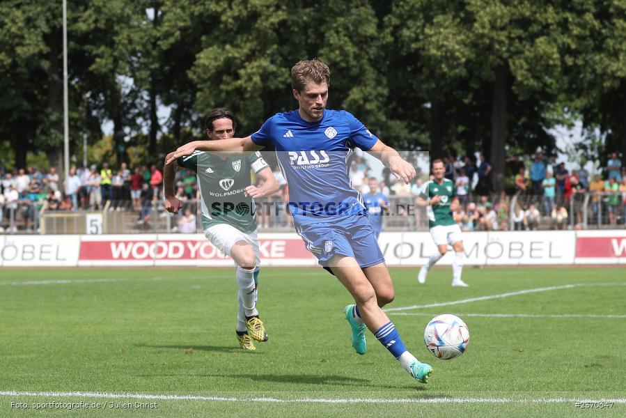 Florian Pieper, Sachs-Stadion, Schweinfurt, 22.07.2023, sport, action, BFV, Fussball, Saison 2023/2024, Regionalliga Bayern, SVA, FCS, SV Viktoria Aschaffenburg, 1. FC Schweinfurt 1905 - Bild-ID: 2370647 Florian Pieper, Sachs-Stadion, Schweinfurt, 22.07.2023, sport, action, BFV, Fussball, Saison 2023/2024, Regionalliga Bayern, SVA, FCS, SV Viktoria Aschaffenburg, 1. FC Schweinfurt 1905 - Bild-ID: 2370647