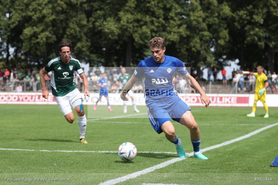 Florian Pieper, Sachs-Stadion, Schweinfurt, 22.07.2023, sport, action, BFV, Fussball, Saison 2023/2024, Regionalliga Bayern, SVA, FCS, SV Viktoria Aschaffenburg, 1. FC Schweinfurt 1905 - Bild-ID: 2370648 Florian Pieper, Sachs-Stadion, Schweinfurt, 22.07.2023, sport, action, BFV, Fussball, Saison 2023/2024, Regionalliga Bayern, SVA, FCS, SV Viktoria Aschaffenburg, 1. FC Schweinfurt 1905 - Bild-ID: 2370648