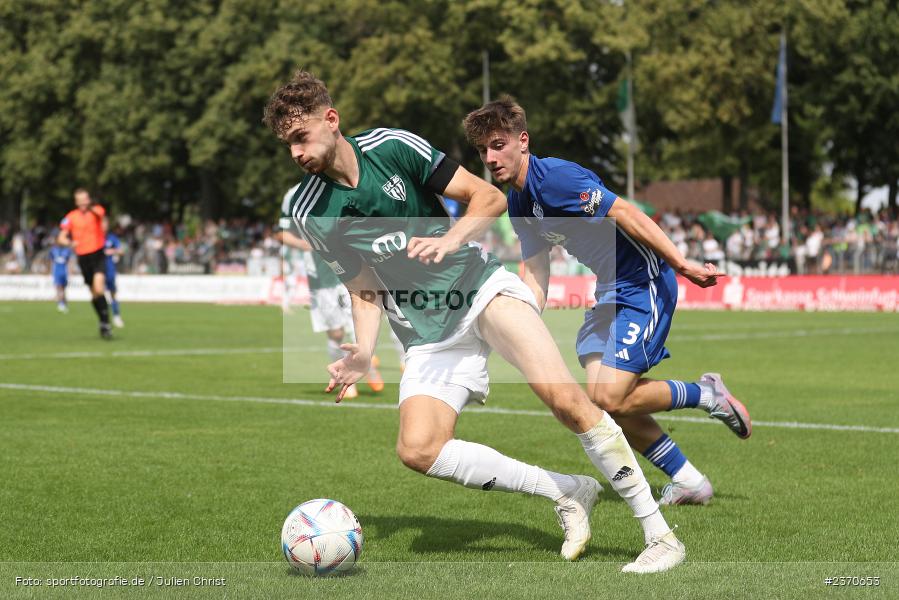 Lars Kleiner, Sachs-Stadion, Schweinfurt, 22.07.2023, sport, action, BFV, Fussball, Saison 2023/2024, Regionalliga Bayern, SVA, FCS, SV Viktoria Aschaffenburg, 1. FC Schweinfurt 1905 - Bild-ID: 2370653