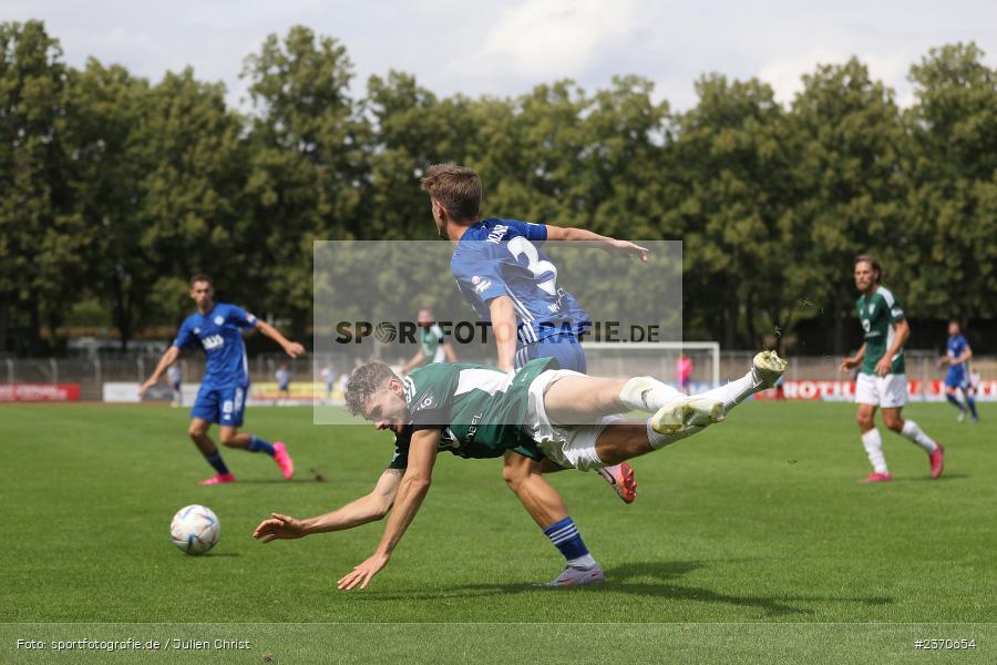 Lars Kleiner, Sachs-Stadion, Schweinfurt, 22.07.2023, sport, action, BFV, Fussball, Saison 2023/2024, Regionalliga Bayern, SVA, FCS, SV Viktoria Aschaffenburg, 1. FC Schweinfurt 1905 - Bild-ID: 2370654