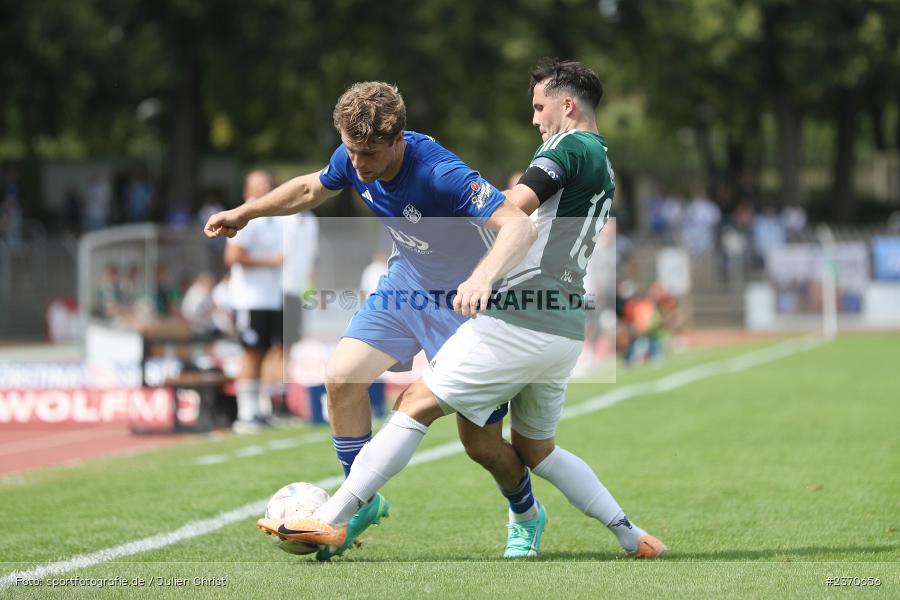 Florian Pieper, Sachs-Stadion, Schweinfurt, 22.07.2023, sport, action, BFV, Fussball, Saison 2023/2024, Regionalliga Bayern, SVA, FCS, SV Viktoria Aschaffenburg, 1. FC Schweinfurt 1905 - Bild-ID: 2370656 Florian Pieper, Sachs-Stadion, Schweinfurt, 22.07.2023, sport, action, BFV, Fussball, Saison 2023/2024, Regionalliga Bayern, SVA, FCS, SV Viktoria Aschaffenburg, 1. FC Schweinfurt 1905 - Bild-ID: 2370656
