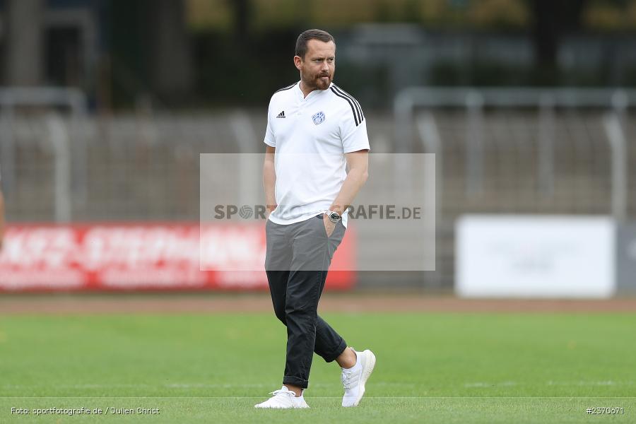 Benni Hotz, Sachs-Stadion, Schweinfurt, 22.07.2023, sport, action, BFV, Fussball, Saison 2023/2024, Regionalliga Bayern, SVA, FCS, SV Viktoria Aschaffenburg, 1. FC Schweinfurt 1905 - Bild-ID: 2370671