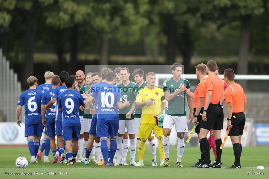 Sachs-Stadion, Schweinfurt, 22.07.2023, sport, action, BFV, Fussball, Saison 2023/2024, Regionalliga Bayern, SVA, FCS, SV Viktoria Aschaffenburg, 1. FC Schweinfurt 1905 - Bild-ID: 2370682 Sachs-Stadion, Schweinfurt, 22.07.2023, sport, action, BFV, Fussball, Saison 2023/2024, Regionalliga Bayern, SVA, FCS, SV Viktoria Aschaffenburg, 1. FC Schweinfurt 1905 - Bild-ID: 2370682