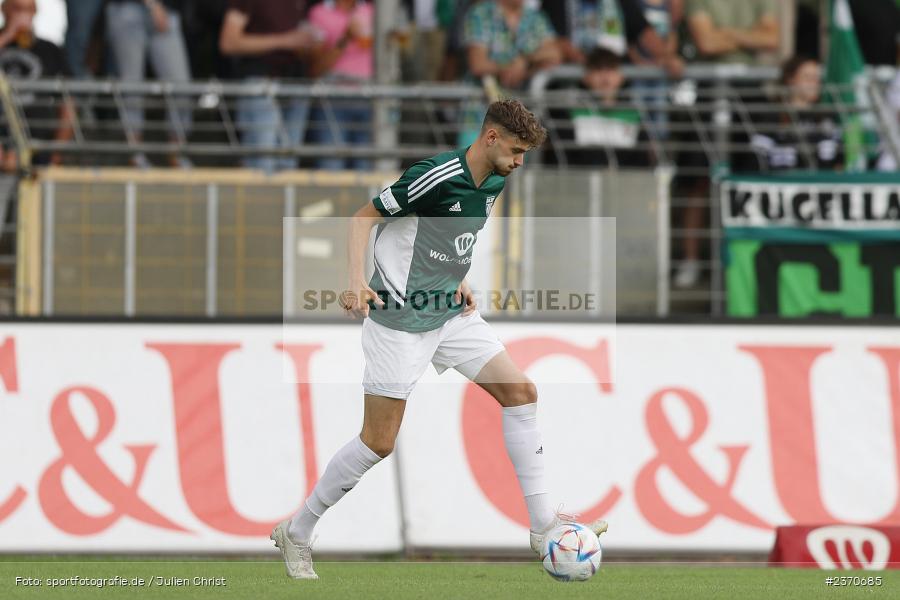 Luca Trslic, Sachs-Stadion, Schweinfurt, 22.07.2023, sport, action, BFV, Fussball, Saison 2023/2024, Regionalliga Bayern, SVA, FCS, SV Viktoria Aschaffenburg, 1. FC Schweinfurt 1905 - Bild-ID: 2370685 Luca Trslic, Sachs-Stadion, Schweinfurt, 22.07.2023, sport, action, BFV, Fussball, Saison 2023/2024, Regionalliga Bayern, SVA, FCS, SV Viktoria Aschaffenburg, 1. FC Schweinfurt 1905 - Bild-ID: 2370685