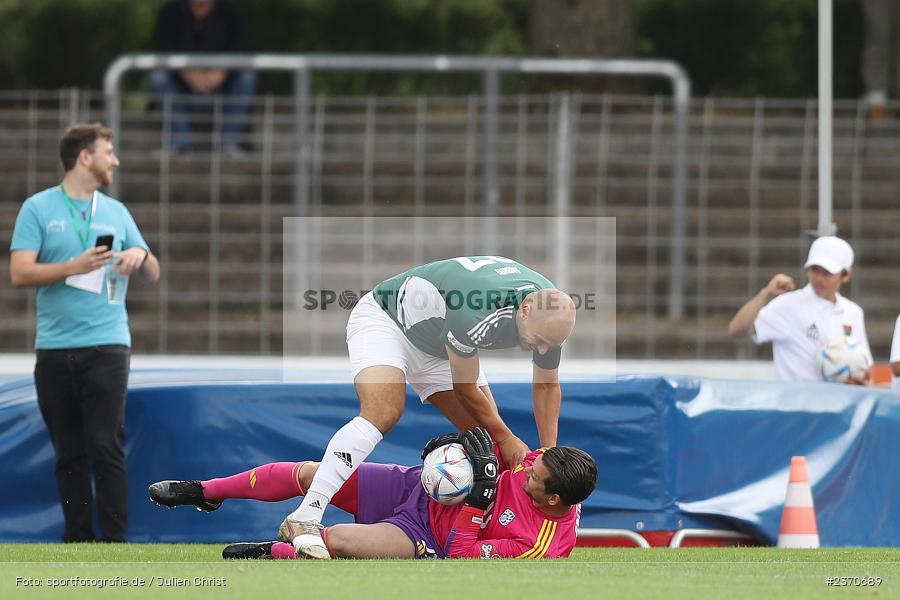 Max Grün, Sachs-Stadion, Schweinfurt, 22.07.2023, sport, action, BFV, Fussball, Saison 2023/2024, Regionalliga Bayern, SVA, FCS, SV Viktoria Aschaffenburg, 1. FC Schweinfurt 1905 - Bild-ID: 2370689