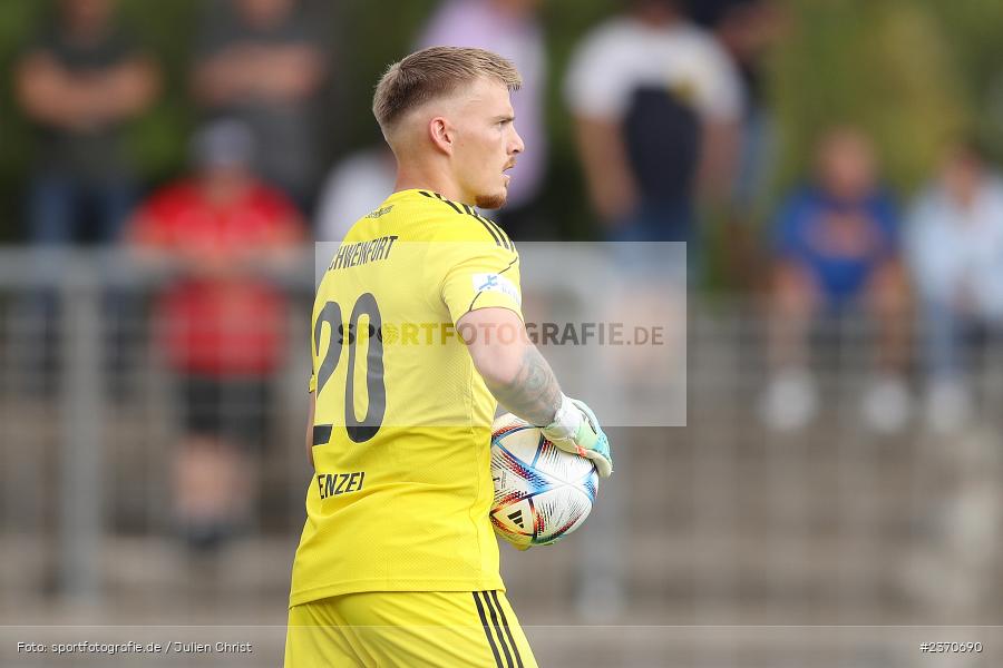 Lukas Wenzel, Sachs-Stadion, Schweinfurt, 22.07.2023, sport, action, BFV, Fussball, Saison 2023/2024, Regionalliga Bayern, SVA, FCS, SV Viktoria Aschaffenburg, 1. FC Schweinfurt 1905 - Bild-ID: 2370690
