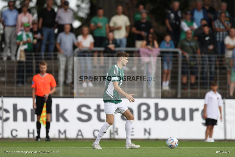 Luca Trslic, Sachs-Stadion, Schweinfurt, 22.07.2023, sport, action, BFV, Fussball, Saison 2023/2024, Regionalliga Bayern, SVA, FCS, SV Viktoria Aschaffenburg, 1. FC Schweinfurt 1905 - Bild-ID: 2370691