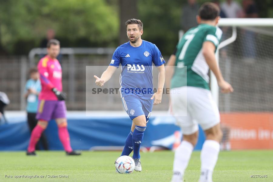 Benjamin Baier, Sachs-Stadion, Schweinfurt, 22.07.2023, sport, action, BFV, Fussball, Saison 2023/2024, Regionalliga Bayern, SVA, FCS, SV Viktoria Aschaffenburg, 1. FC Schweinfurt 1905 - Bild-ID: 2370693