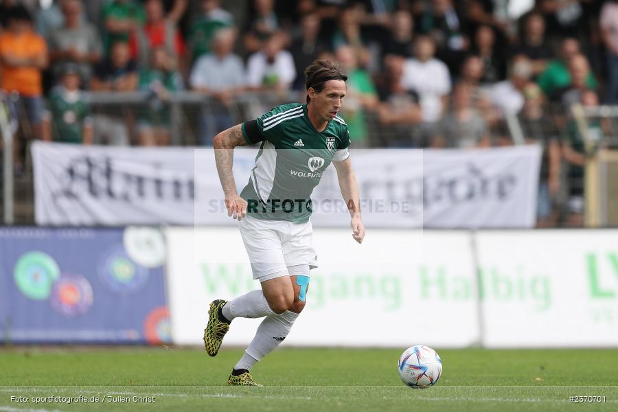 Lukas Billick, Sachs-Stadion, Schweinfurt, 22.07.2023, sport, action, BFV, Fussball, Saison 2023/2024, Regionalliga Bayern, SVA, FCS, SV Viktoria Aschaffenburg, 1. FC Schweinfurt 1905 - Bild-ID: 2370701