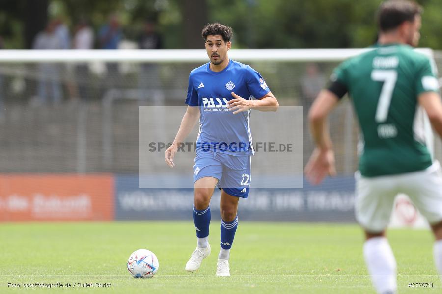 Hamza Boutakhrit, Sachs-Stadion, Schweinfurt, 22.07.2023, sport, action, BFV, Fussball, Saison 2023/2024, Regionalliga Bayern, SVA, FCS, SV Viktoria Aschaffenburg, 1. FC Schweinfurt 1905 - Bild-ID: 2370711 Hamza Boutakhrit, Sachs-Stadion, Schweinfurt, 22.07.2023, sport, action, BFV, Fussball, Saison 2023/2024, Regionalliga Bayern, SVA, FCS, SV Viktoria Aschaffenburg, 1. FC Schweinfurt 1905 - Bild-ID: 2370711