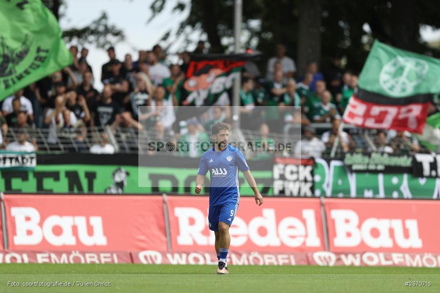 Clay Verkaj, Sachs-Stadion, Schweinfurt, 22.07.2023, sport, action, BFV, Fussball, Saison 2023/2024, Regionalliga Bayern, SVA, FCS, SV Viktoria Aschaffenburg, 1. FC Schweinfurt 1905 - Bild-ID: 2370716