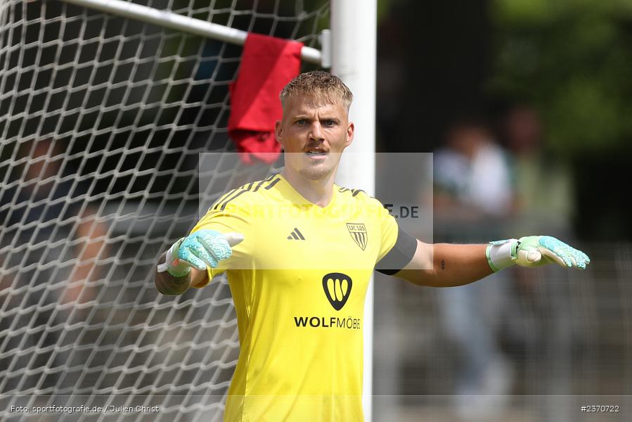 Lukas Wenzel, Sachs-Stadion, Schweinfurt, 22.07.2023, sport, action, BFV, Fussball, Saison 2023/2024, Regionalliga Bayern, SVA, FCS, SV Viktoria Aschaffenburg, 1. FC Schweinfurt 1905 - Bild-ID: 2370722