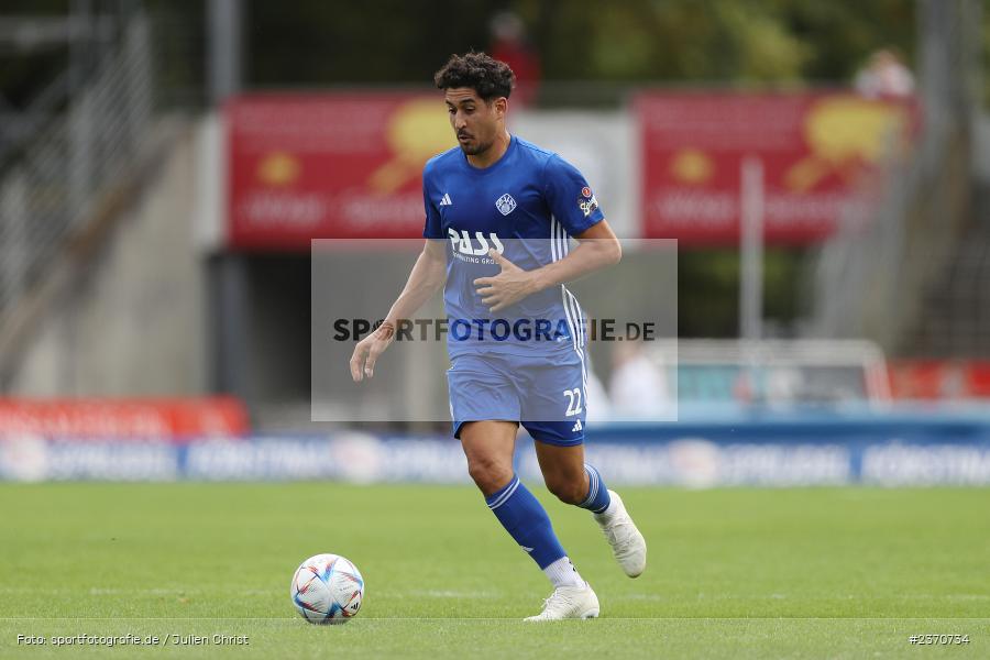 Hamza Boutakhrit, Sachs-Stadion, Schweinfurt, 22.07.2023, sport, action, BFV, Fussball, Saison 2023/2024, Regionalliga Bayern, SVA, FCS, SV Viktoria Aschaffenburg, 1. FC Schweinfurt 1905 - Bild-ID: 2370734 Hamza Boutakhrit, Sachs-Stadion, Schweinfurt, 22.07.2023, sport, action, BFV, Fussball, Saison 2023/2024, Regionalliga Bayern, SVA, FCS, SV Viktoria Aschaffenburg, 1. FC Schweinfurt 1905 - Bild-ID: 2370734