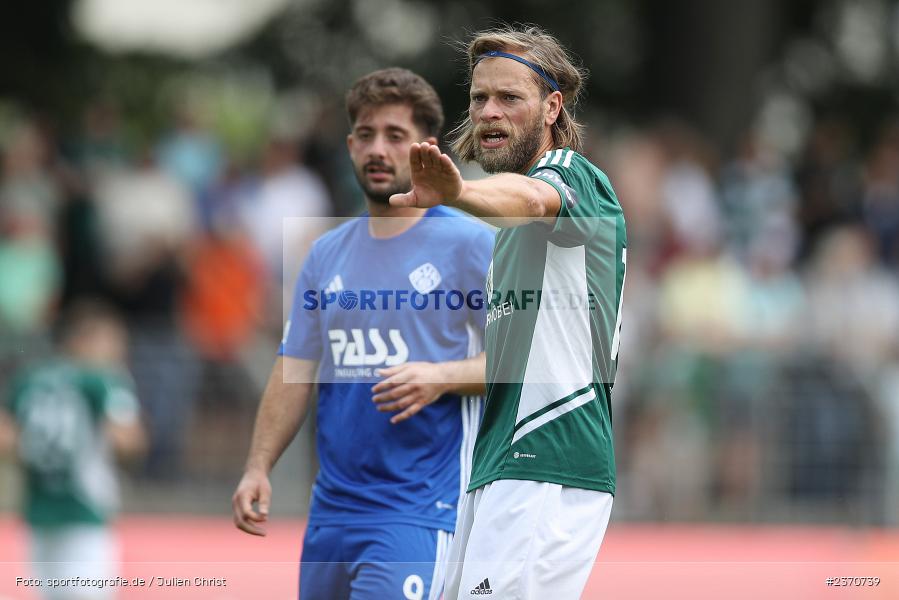 Kristian Böhnlein, Sachs-Stadion, Schweinfurt, 22.07.2023, sport, action, BFV, Fussball, Saison 2023/2024, Regionalliga Bayern, SVA, FCS, SV Viktoria Aschaffenburg, 1. FC Schweinfurt 1905 - Bild-ID: 2370739