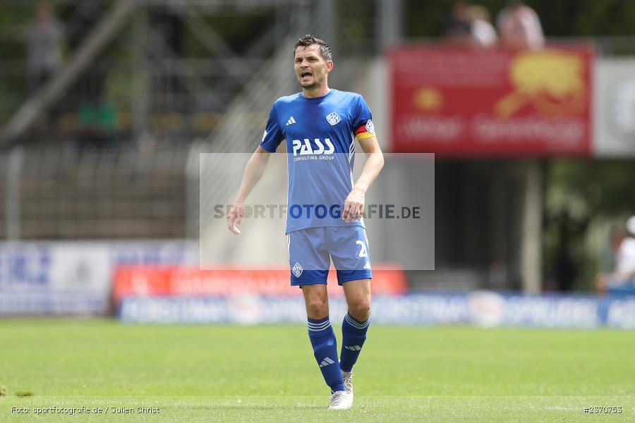 Daniel Cheron, Sachs-Stadion, Schweinfurt, 22.07.2023, sport, action, BFV, Fussball, Saison 2023/2024, Regionalliga Bayern, SVA, FCS, SV Viktoria Aschaffenburg, 1. FC Schweinfurt 1905 - Bild-ID: 2370753