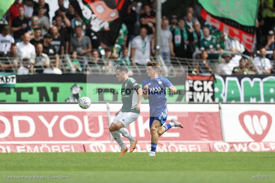 Lars Kleiner, Sachs-Stadion, Schweinfurt, 22.07.2023, sport, action, BFV, Fussball, Saison 2023/2024, Regionalliga Bayern, SVA, FCS, SV Viktoria Aschaffenburg, 1. FC Schweinfurt 1905 - Bild-ID: 2370757 Lars Kleiner, Sachs-Stadion, Schweinfurt, 22.07.2023, sport, action, BFV, Fussball, Saison 2023/2024, Regionalliga Bayern, SVA, FCS, SV Viktoria Aschaffenburg, 1. FC Schweinfurt 1905 - Bild-ID: 2370757