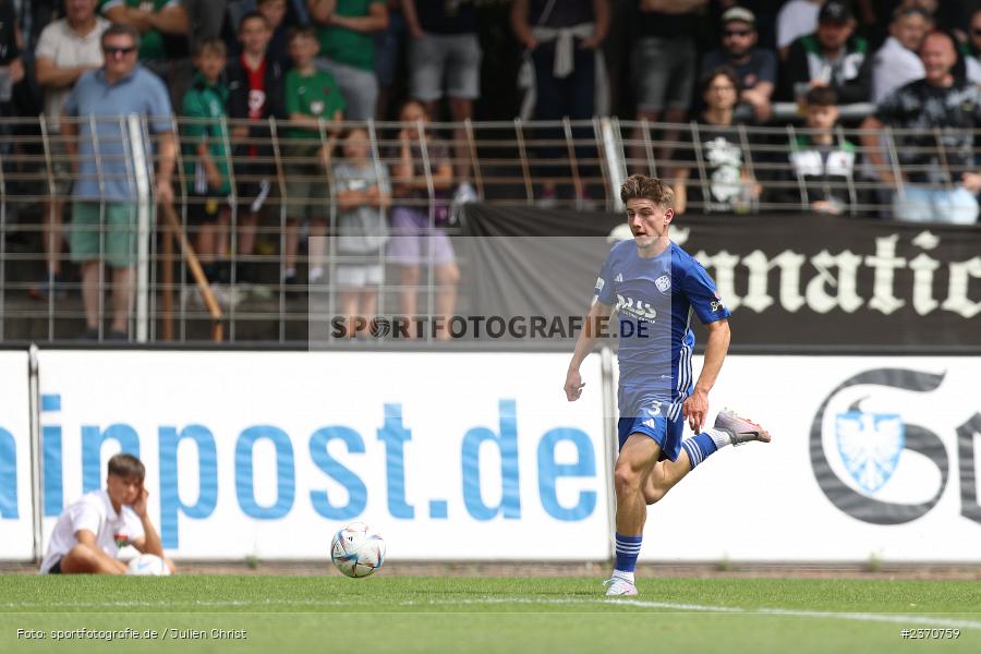 Lars Kleiner, Sachs-Stadion, Schweinfurt, 22.07.2023, sport, action, BFV, Fussball, Saison 2023/2024, Regionalliga Bayern, SVA, FCS, SV Viktoria Aschaffenburg, 1. FC Schweinfurt 1905 - Bild-ID: 2370759 Lars Kleiner, Sachs-Stadion, Schweinfurt, 22.07.2023, sport, action, BFV, Fussball, Saison 2023/2024, Regionalliga Bayern, SVA, FCS, SV Viktoria Aschaffenburg, 1. FC Schweinfurt 1905 - Bild-ID: 2370759
