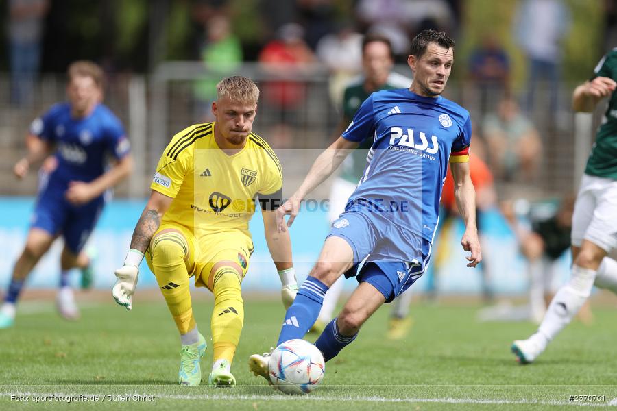 Daniel Cheron, Sachs-Stadion, Schweinfurt, 22.07.2023, sport, action, BFV, Fussball, Saison 2023/2024, Regionalliga Bayern, SVA, FCS, SV Viktoria Aschaffenburg, 1. FC Schweinfurt 1905 - Bild-ID: 2370761 Daniel Cheron, Sachs-Stadion, Schweinfurt, 22.07.2023, sport, action, BFV, Fussball, Saison 2023/2024, Regionalliga Bayern, SVA, FCS, SV Viktoria Aschaffenburg, 1. FC Schweinfurt 1905 - Bild-ID: 2370761