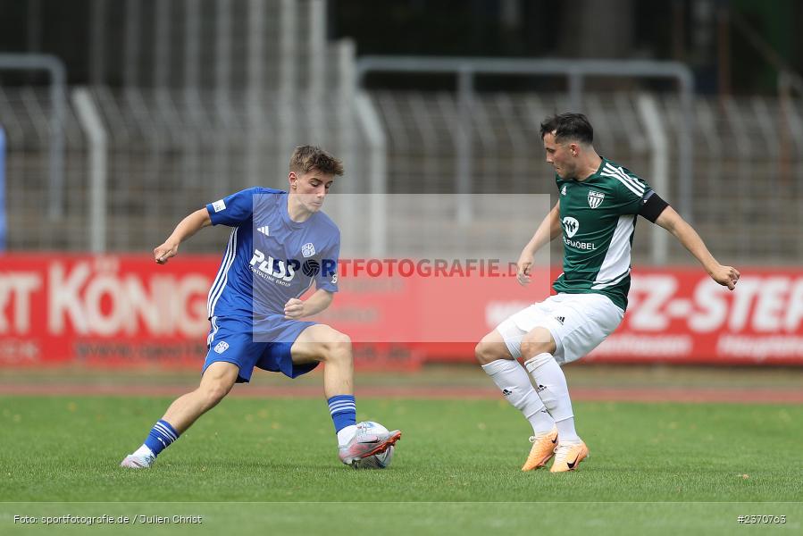 Lars Kleiner, Sachs-Stadion, Schweinfurt, 22.07.2023, sport, action, BFV, Fussball, Saison 2023/2024, Regionalliga Bayern, SVA, FCS, SV Viktoria Aschaffenburg, 1. FC Schweinfurt 1905 - Bild-ID: 2370763