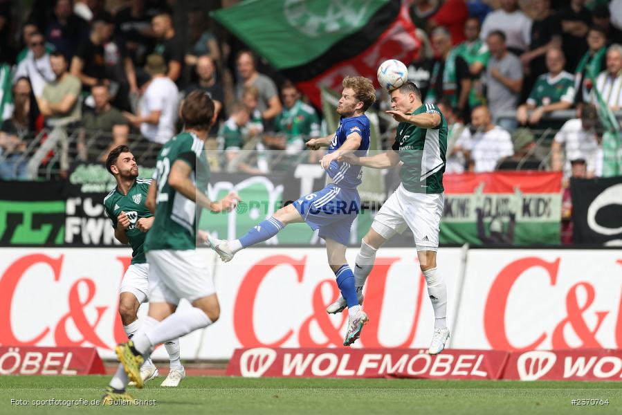 Marc Hänschke, Sachs-Stadion, Schweinfurt, 22.07.2023, sport, action, BFV, Fussball, Saison 2023/2024, Regionalliga Bayern, SVA, FCS, SV Viktoria Aschaffenburg, 1. FC Schweinfurt 1905 - Bild-ID: 2370764