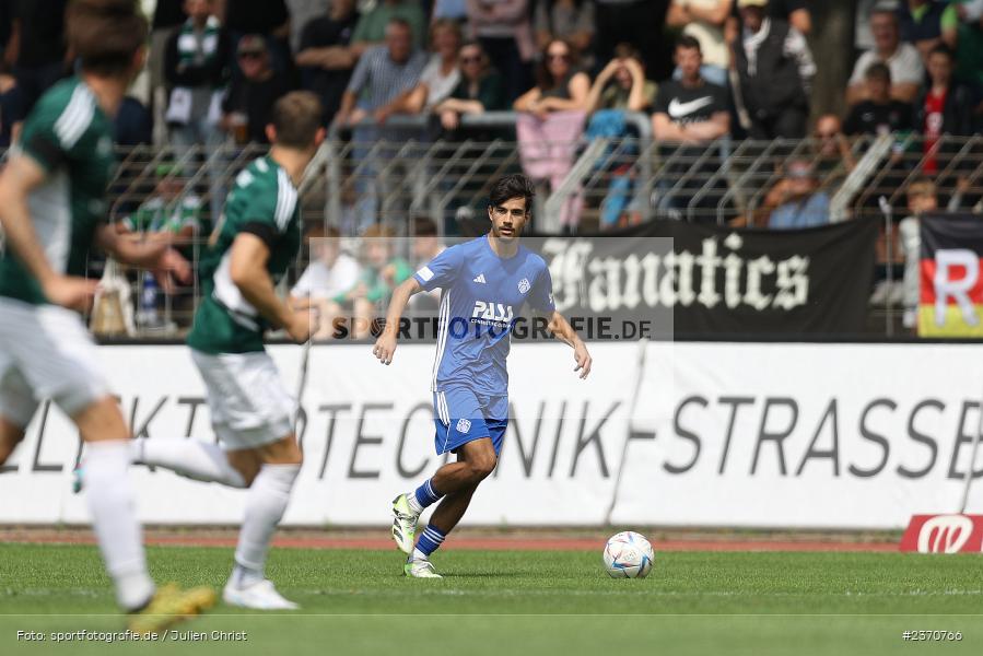 Arda Nadaroglu, Sachs-Stadion, Schweinfurt, 22.07.2023, sport, action, BFV, Fussball, Saison 2023/2024, Regionalliga Bayern, SVA, FCS, SV Viktoria Aschaffenburg, 1. FC Schweinfurt 1905 - Bild-ID: 2370766