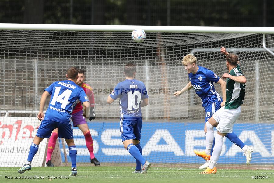 Jan-Philipp Stein, Sachs-Stadion, Schweinfurt, 22.07.2023, sport, action, BFV, Fussball, Saison 2023/2024, Regionalliga Bayern, SVA, FCS, SV Viktoria Aschaffenburg, 1. FC Schweinfurt 1905 - Bild-ID: 2370774 Jan-Philipp Stein, Sachs-Stadion, Schweinfurt, 22.07.2023, sport, action, BFV, Fussball, Saison 2023/2024, Regionalliga Bayern, SVA, FCS, SV Viktoria Aschaffenburg, 1. FC Schweinfurt 1905 - Bild-ID: 2370774